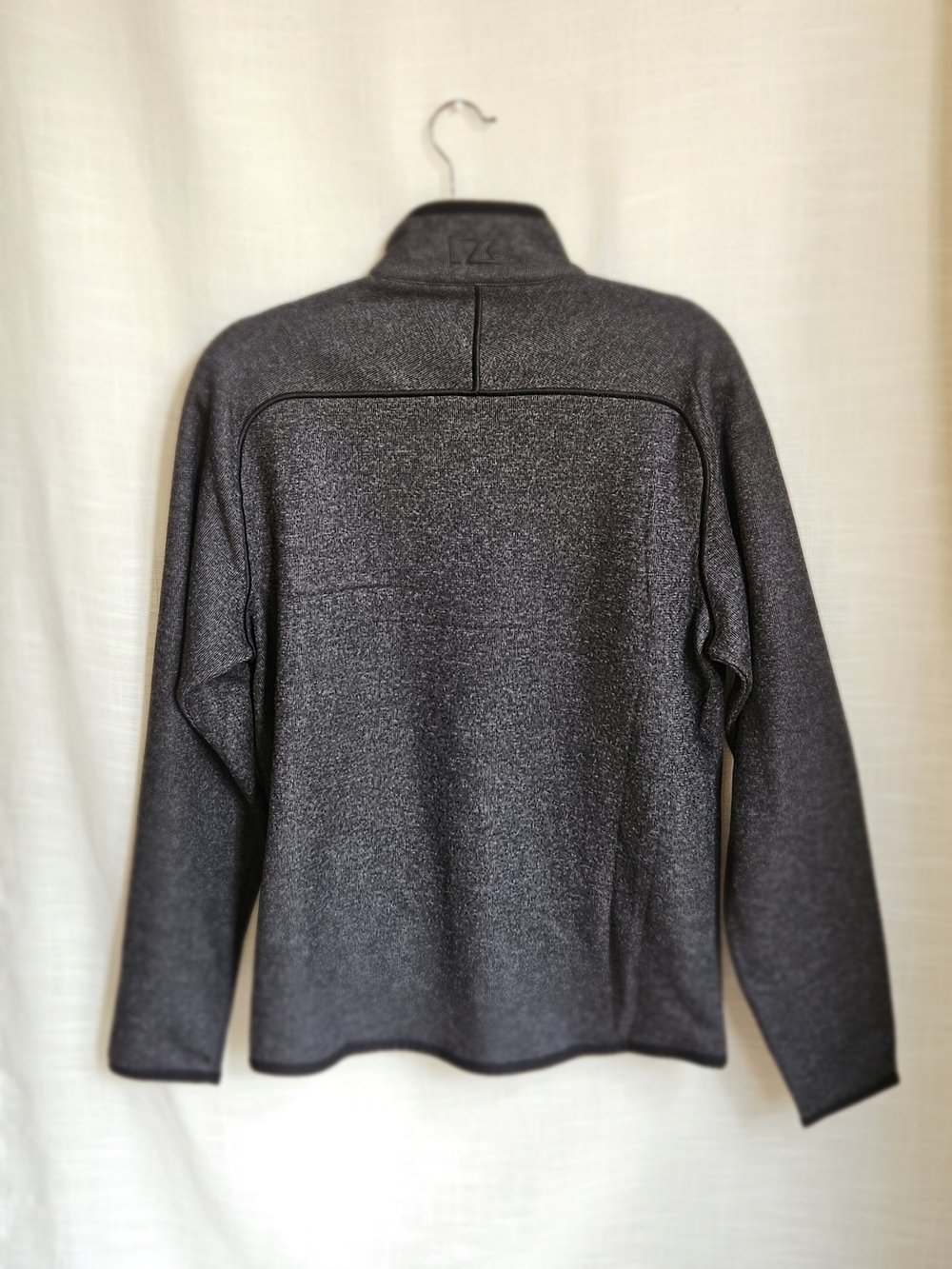 Cutter & Buck Men’s Medium Sweater Fleece Full-Zip Jacket Dark Charcoal Gray NWT - Picture 3 of 16
